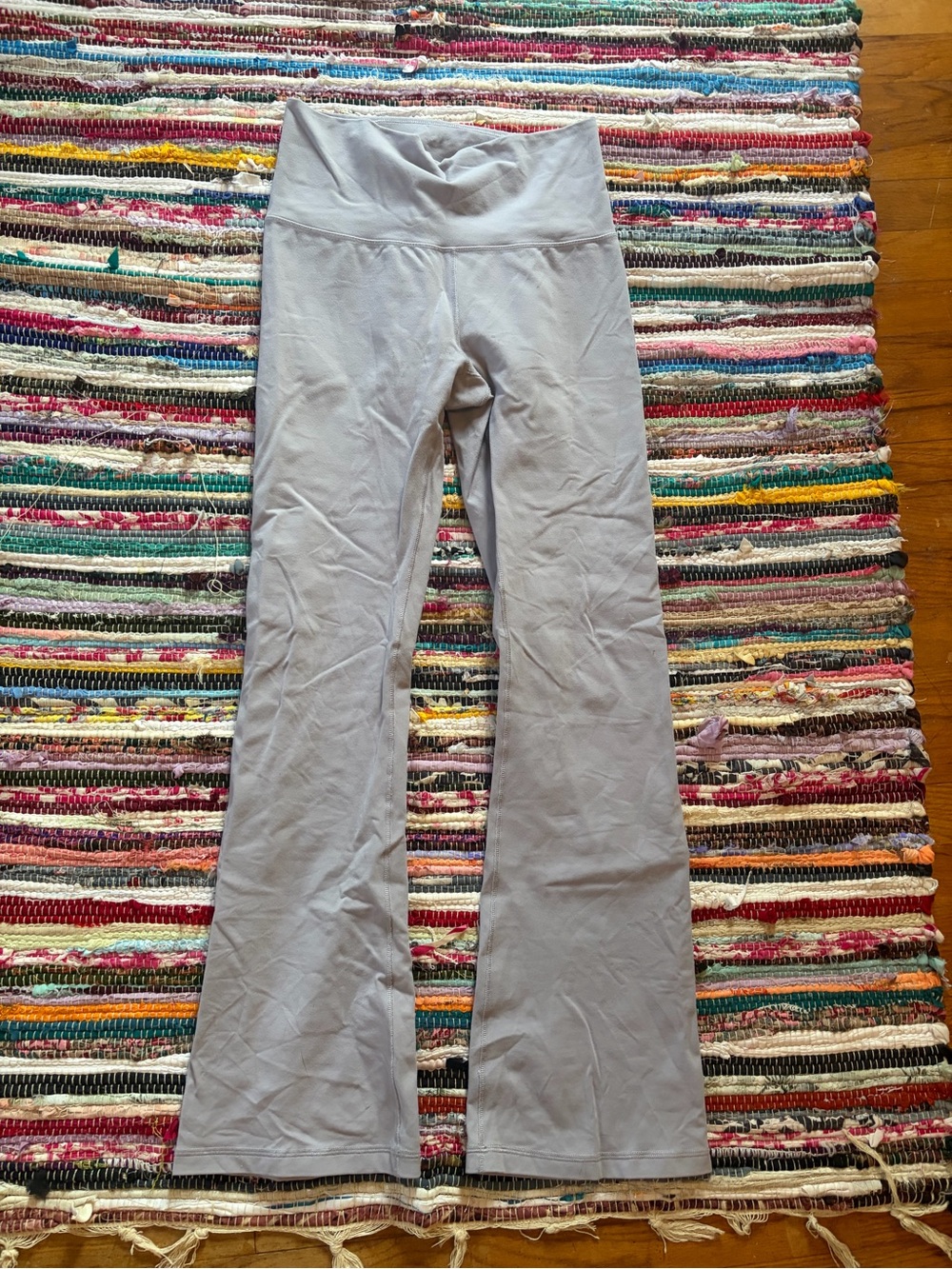 High-Rise Light purple Flare Leggings
